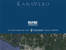 Tablet Screenshot of kanavero.com
